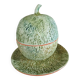 Old pottery ice bucket in majolica