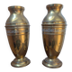 Brass vases from the early 20th century