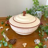 Antique Longchamp earthenware soup tureen