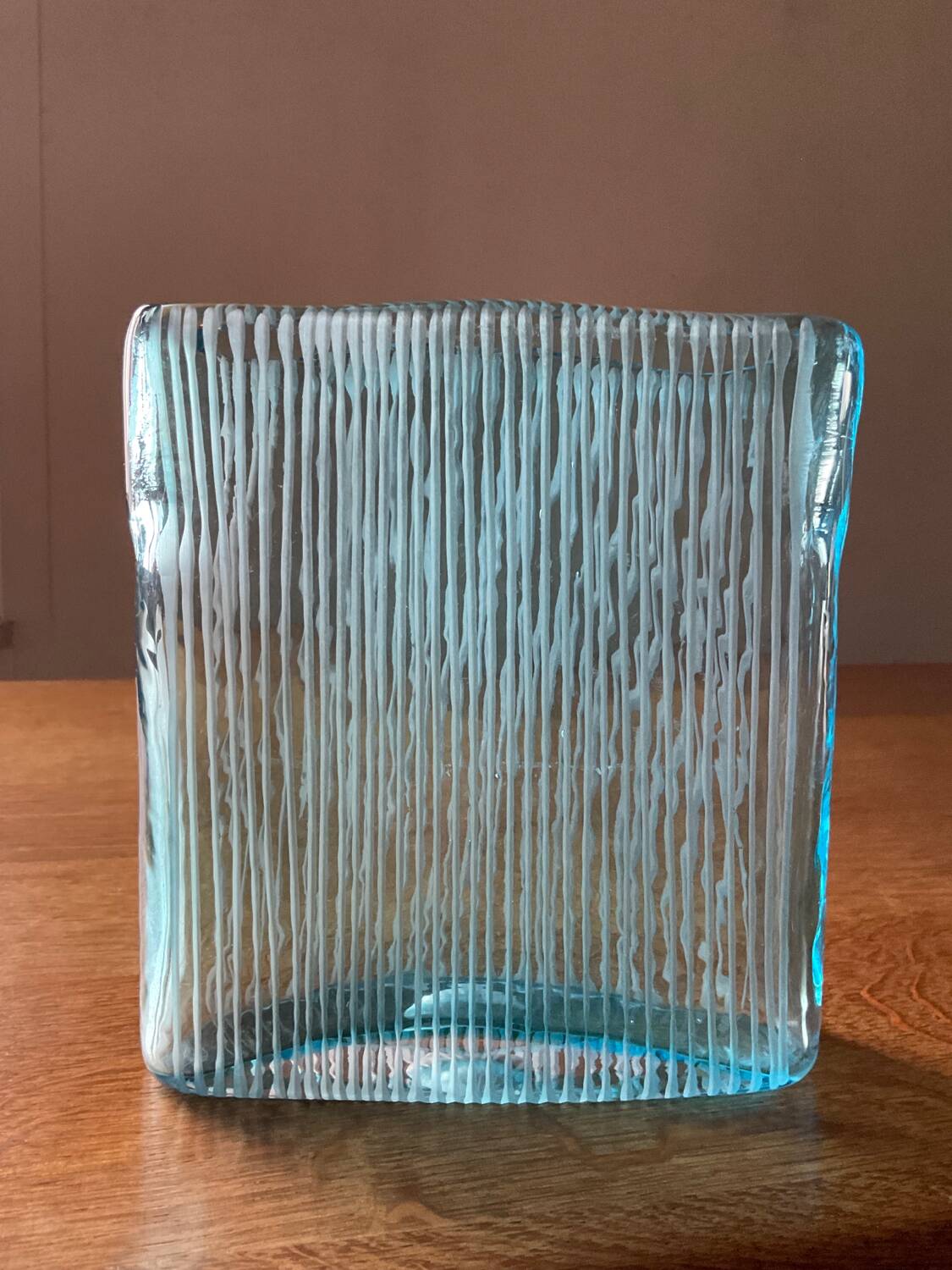 Vintage glass paste vase