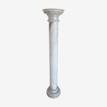 Colonne marbre blanc Carrare 130 cm