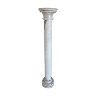 Column white marble Carrara 130 cm