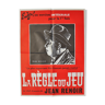 Affiche de cinéma originale - la règle du jeu - Jean Renoir