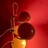 Pair of eye ball lamps, space age, 70s