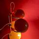 Pair of eye ball lamps, space age, 70s