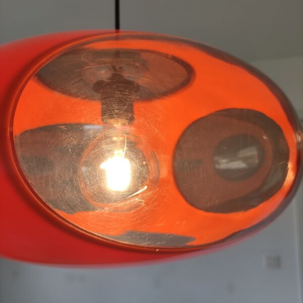 Lampe pendentif UFO à yeux de bug orange – Massive