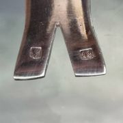 Set of 6 silver-plated knife rests, Orfèvrerie Saint-Médard, Louis style
