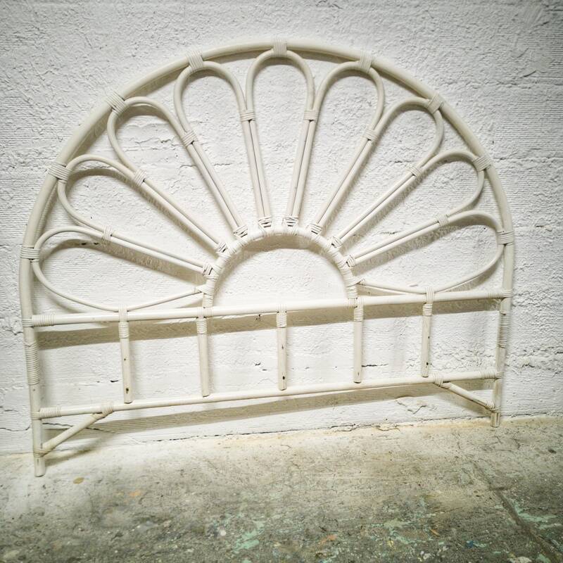 Rattan headboard