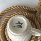 Ten English cups and saucers