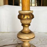 Lampe à poser bois vintage