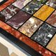 Marble specimen table vintage