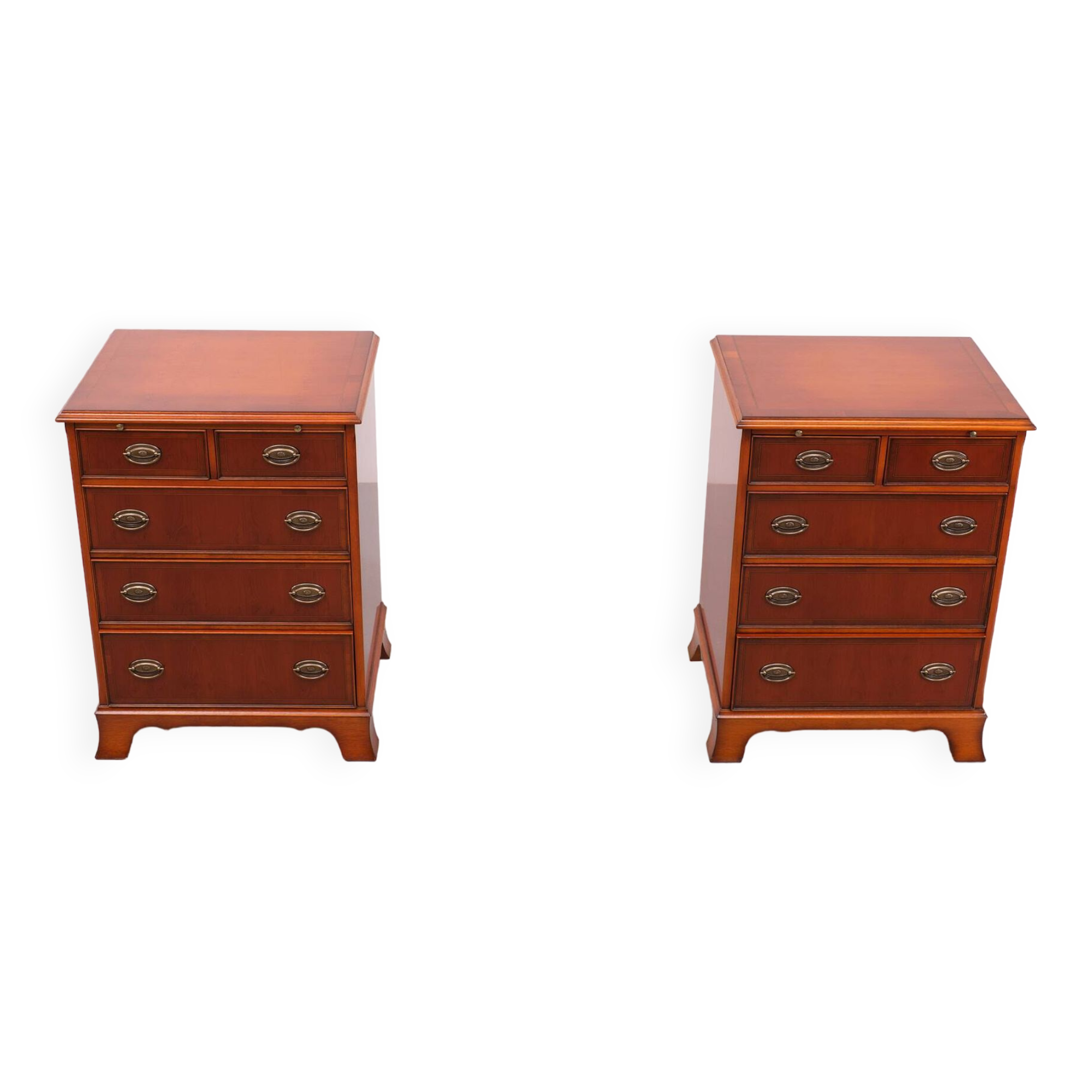 Heldense Exclusive English furniture Cherry wood cabinets 1970s