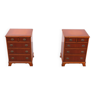 Heldense Exclusive English furniture Cherry wood cabinets 1970s