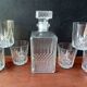 Service à whisky Luminarc verre pressé transparent vintage