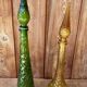 Carafe italienne Empoli verte années 70.