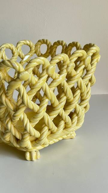 Vintage Braided Cache-Pot