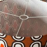 Lampshade novaline h40 d35 fabric 1970