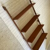 Ergo wall-mounted teak shelves, Vintage Scandinavian 1960s