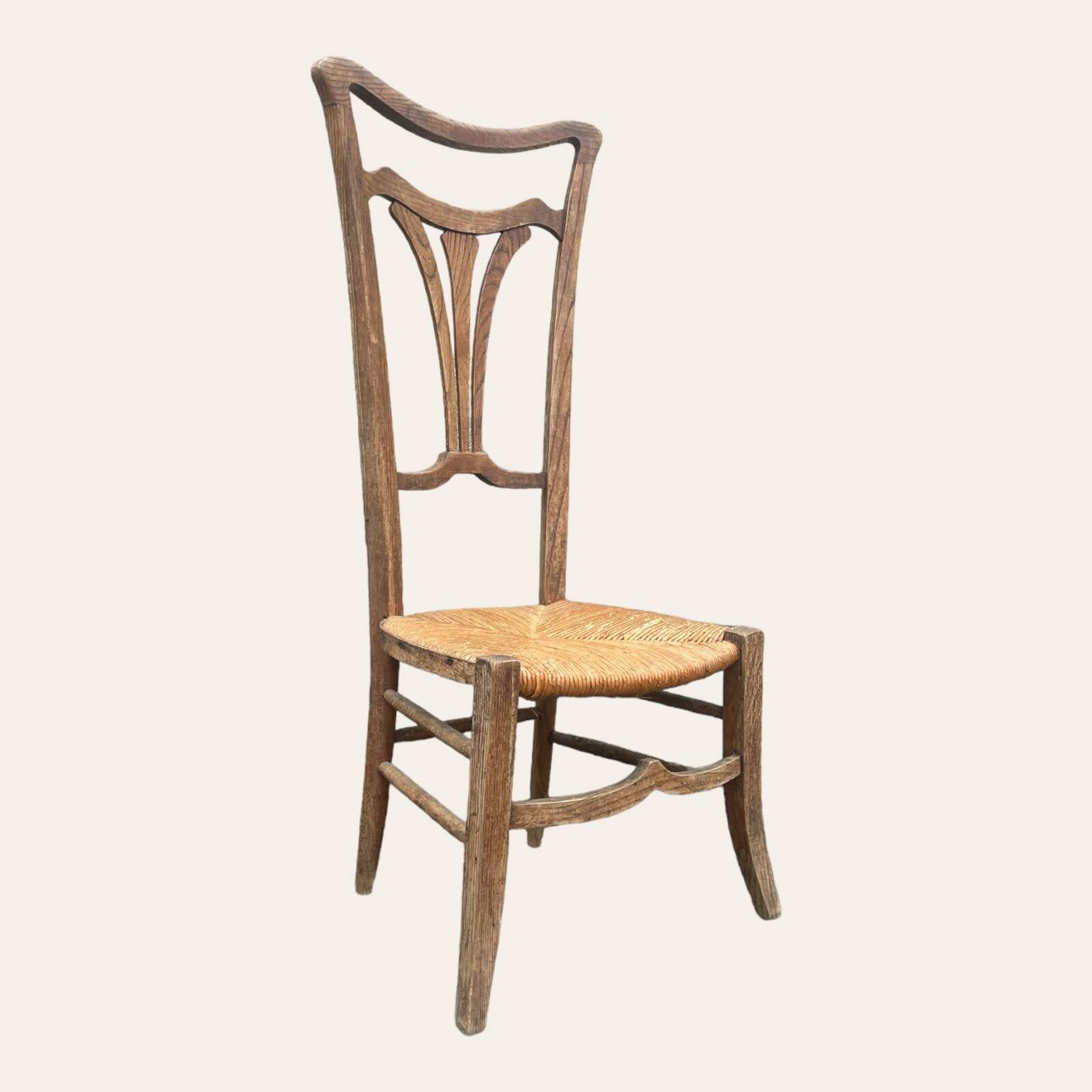Ancienne chaise de nourrice Art Nouveau