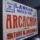 "Rugby Match" poster - City of Langon - 1930s