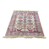 Tapis persan tressée collection Istanbul 120x170 bordeaux ivoire