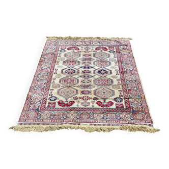 Tapis persan tressée collection Istanbul 120x170 bordeaux ivoire