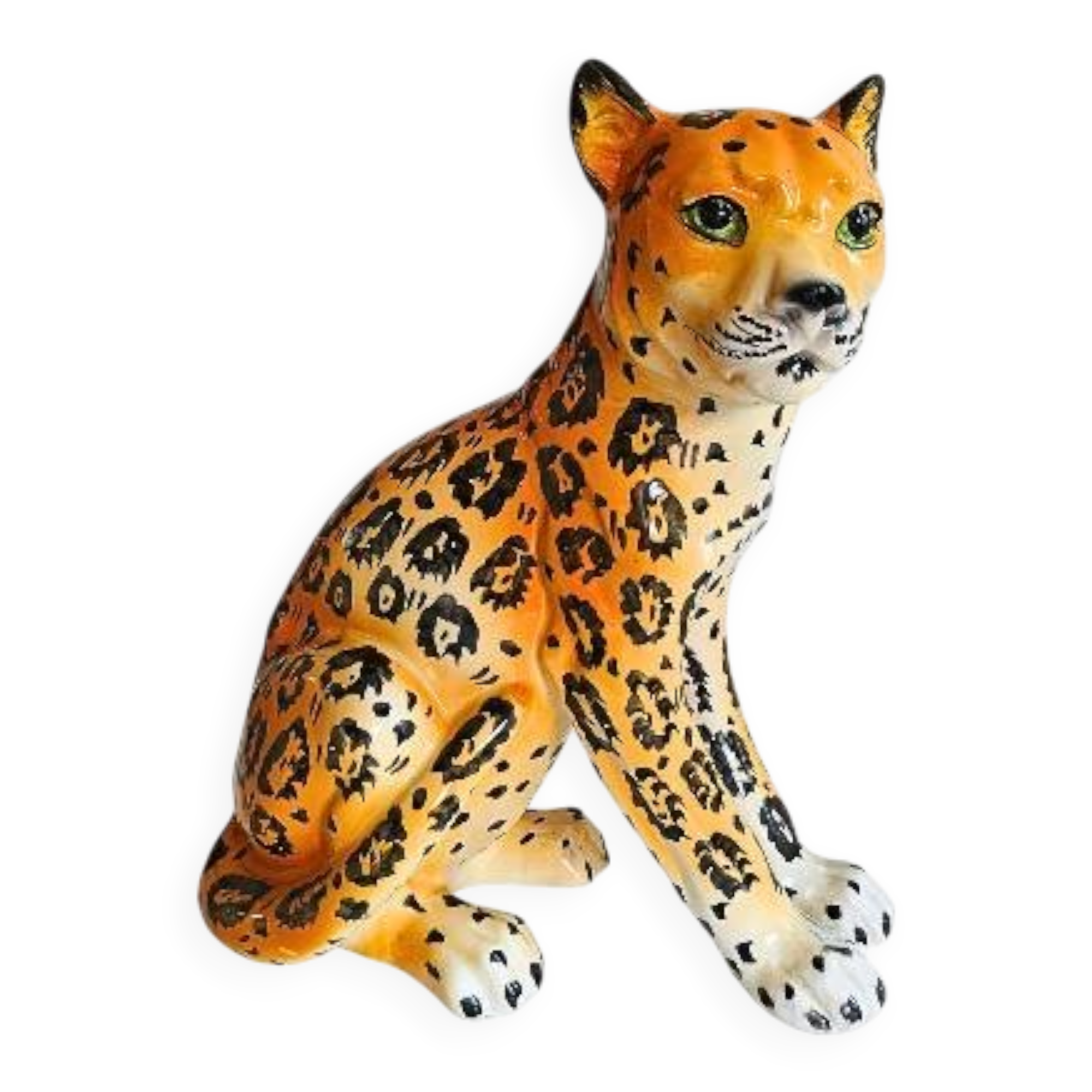Léopard en céramique – Italie Années 70
