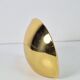 Vintage Half Moon Wall Lamps in Brass, 1980, Set of 3