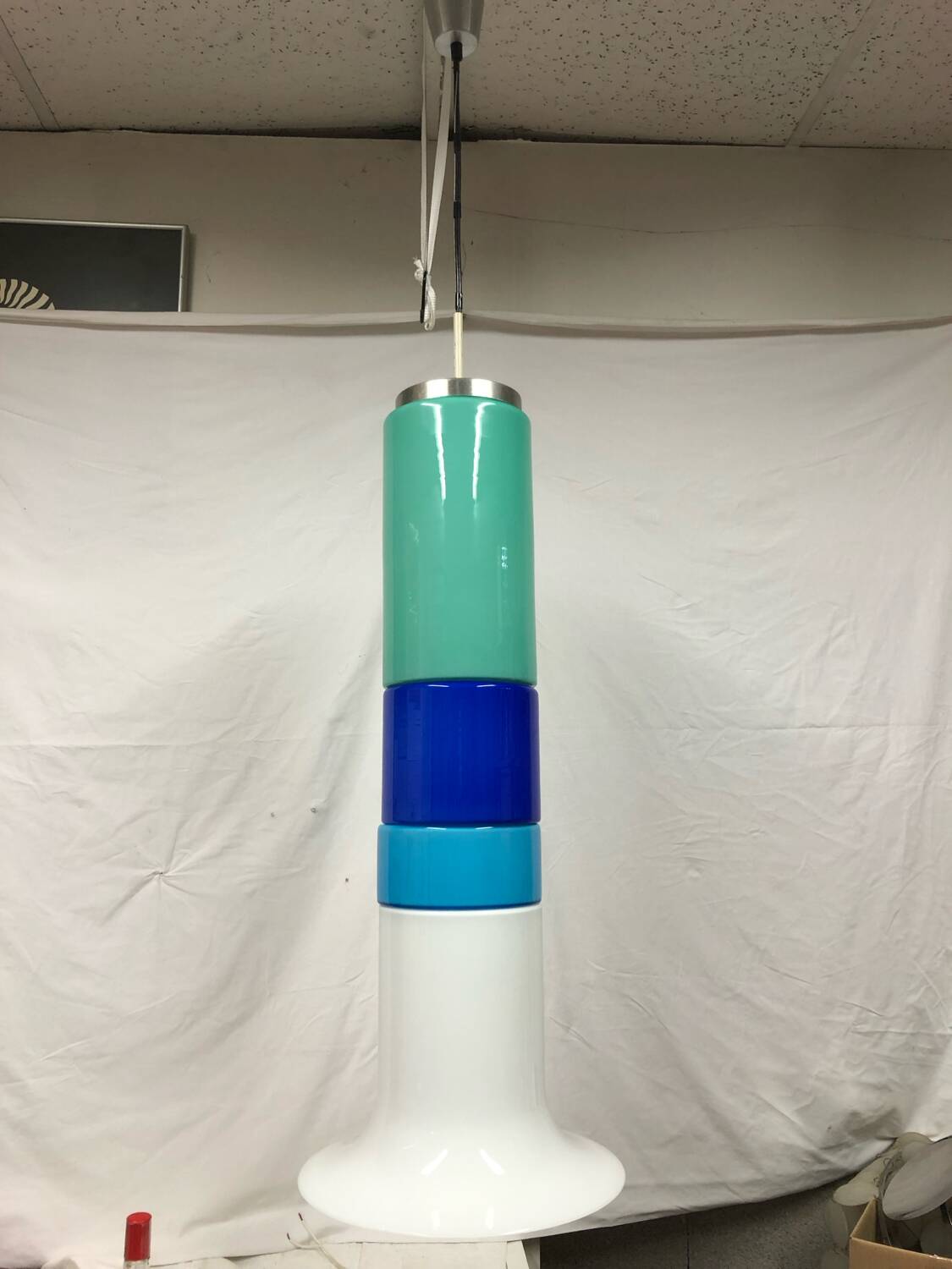 Italian design chandelier from the 70s