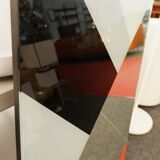 Wall mirror by Eugenio Carmi for the Morphos collection, Acerbis International. - 80s 44x110cm