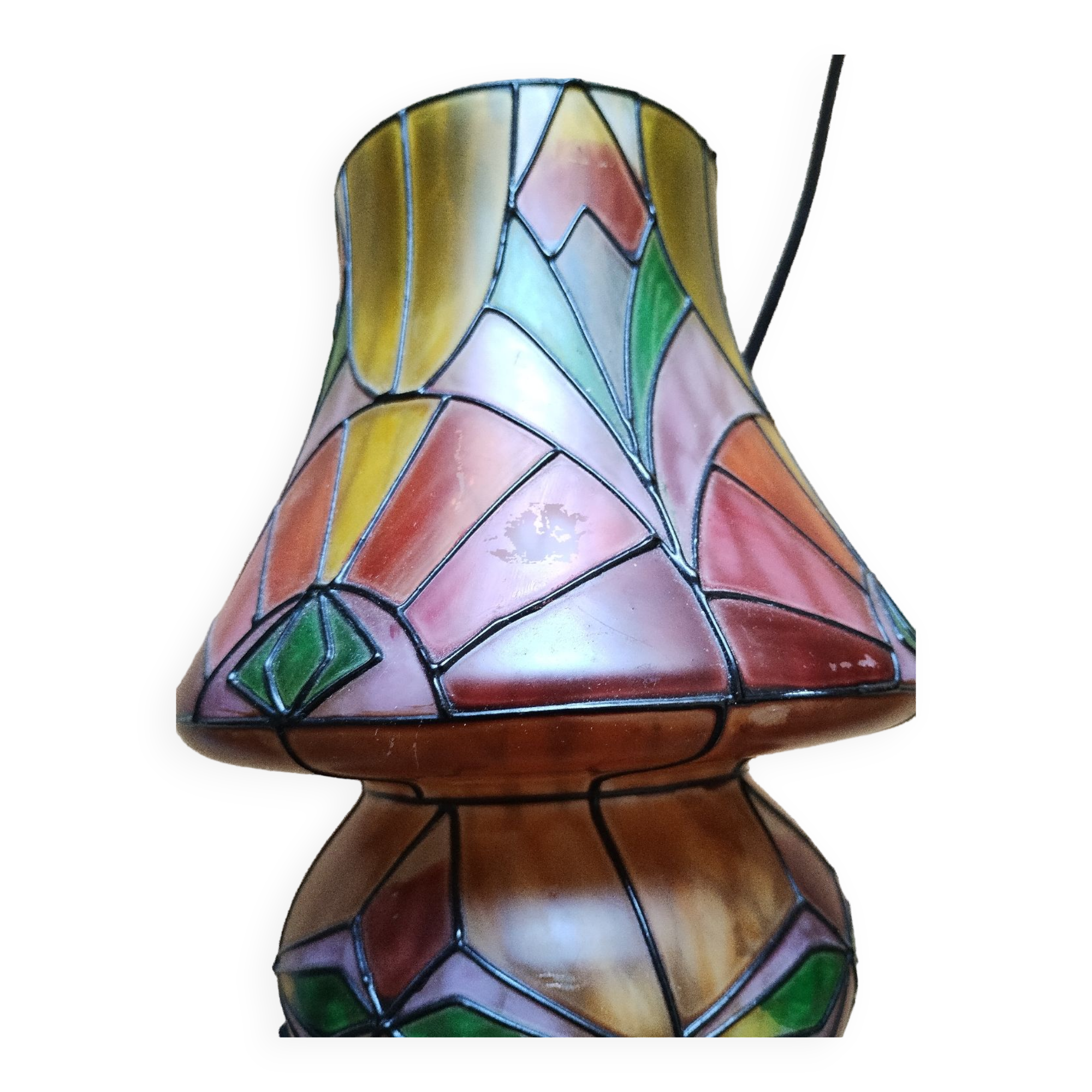Stained glass lamp