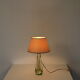 1950s glass table lamp by Kristalunie Maastricht, Netherlands