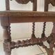 Pair of 2 Henri II neo-renaissance carved lion head chairs