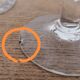 Set of 7 finely engraved vintage wine glasses