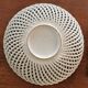 Vintage fruit dish ceramic braided 60s