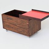 Poul Norreklit dry bar in rosewood Dyrlund Denmark 1960