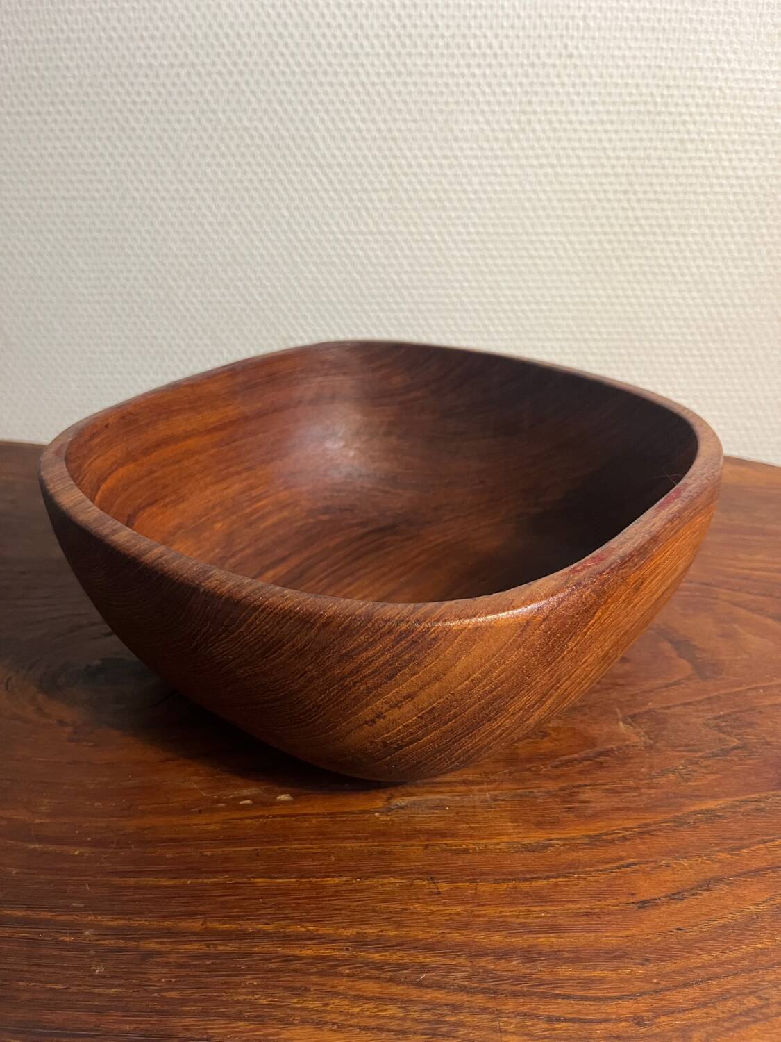 Teak wood salad bowl