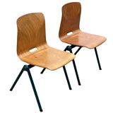 Chaise de salle à manger vintage industrielle Pagwood de Woodmar Design des années 70