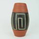 mid century VASE duemler & breiden model 50/20 sgraffito and abstract decor