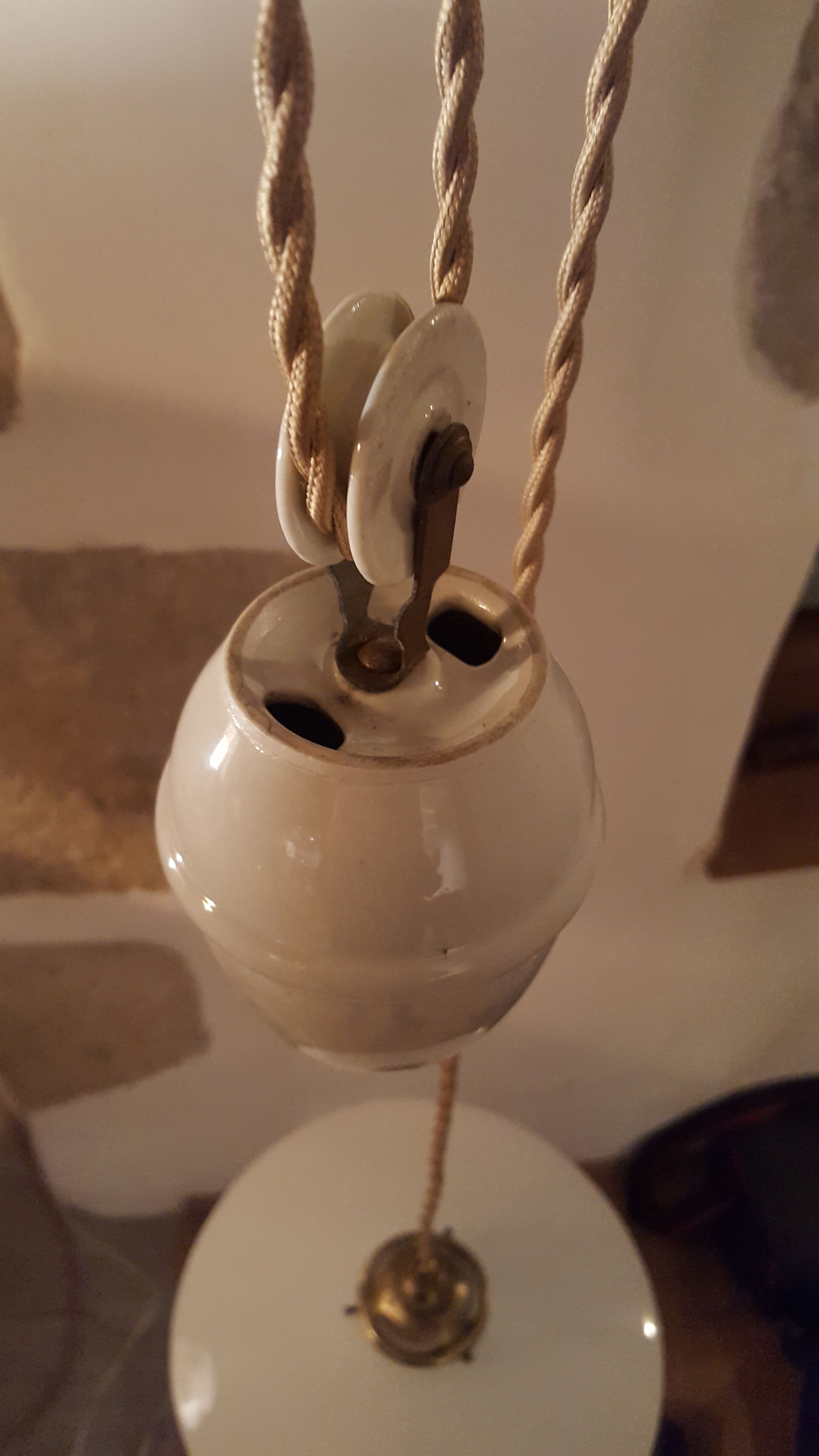 Hanging goes up & down