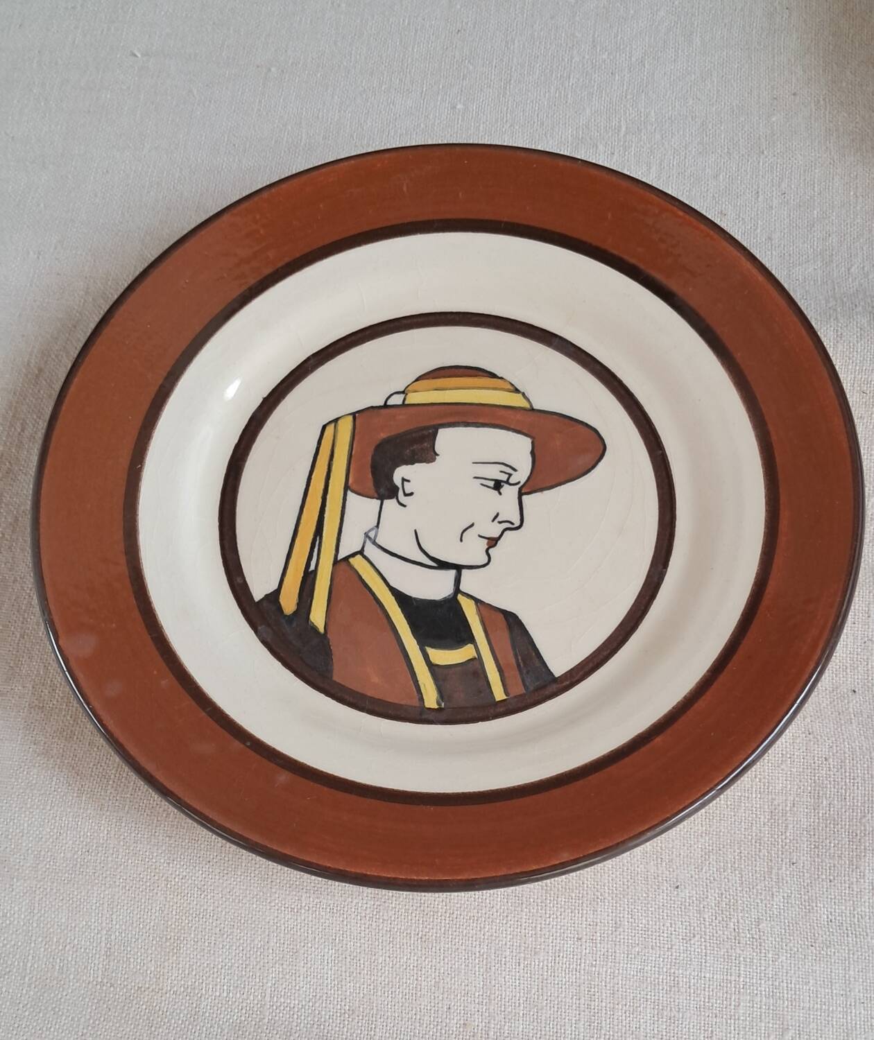 JP Quimper dessert plates