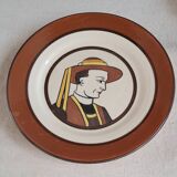 JP Quimper dessert plates