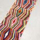 Tapis berbère marocain Boujaad couloir à losanges multicolores 336x80cm