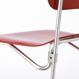 Set of 4 stacking chairs by Armin Wirth, model Aluflex, 1951 Germany
