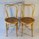 Two Kohn bistro chairs no. 55, circa 1910, not Thonet.