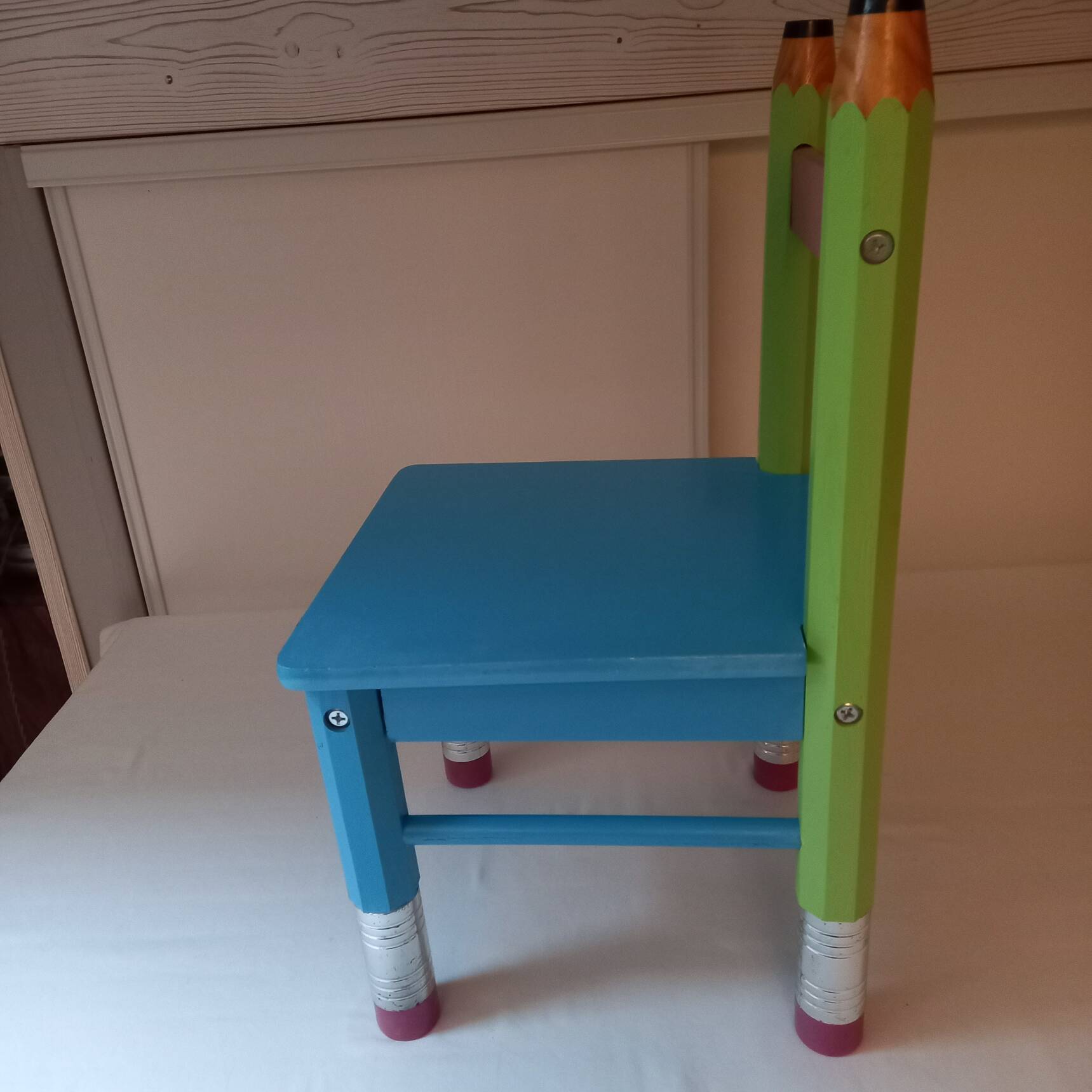 Children's pencil chair by pierre sala