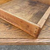 Desk with 1 drawer, oak top, 105x56cm