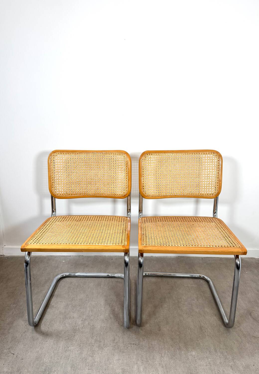 Paire de chaises Cesca Marcel Breuer Made in Italy
