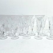 11 CHAMPAGNE FLUTES ST LOUIS CAMARGUE MODEL