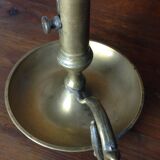 Old brass candlestick